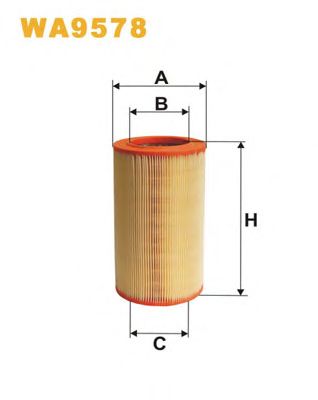 WIX FILTERS wa9578 -  Воздушный фильтр